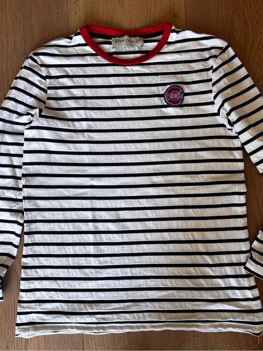 Etre Cecile Striped Cotton Tee
With Patch
M